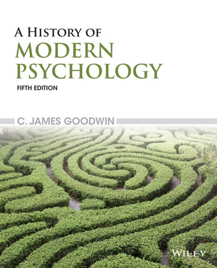 A History of Modern Psychology 5th Edition