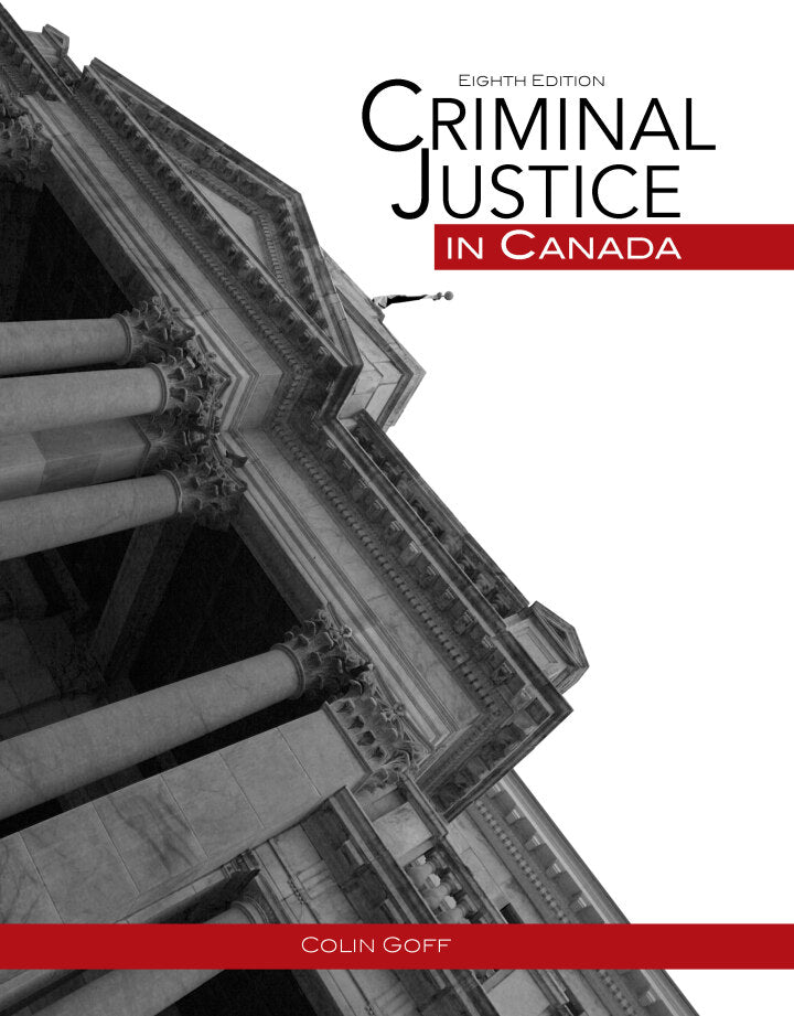 Criminal Justice in Canada 8th Edition